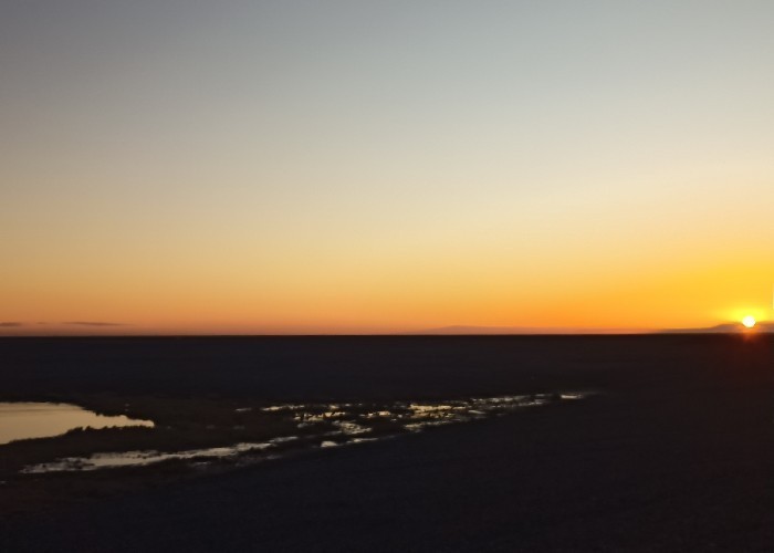 Skeiðarársandur at sunset