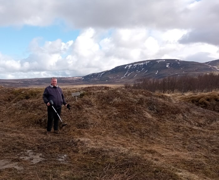 On Mosfelli looking for the silver